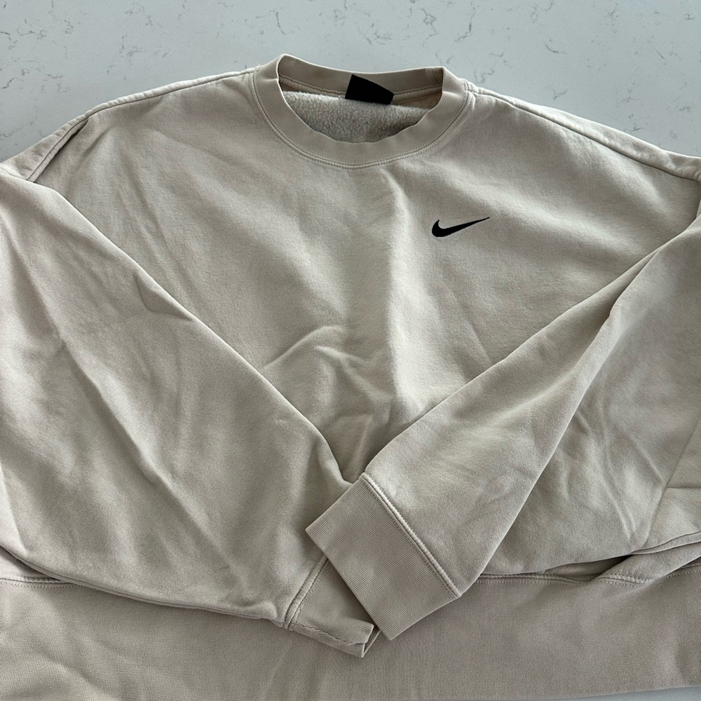 Nike Women's Beige Sweatshirt